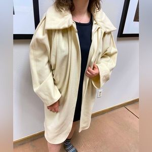 Mariella Butani Cream Trench Coat Women’s size 12